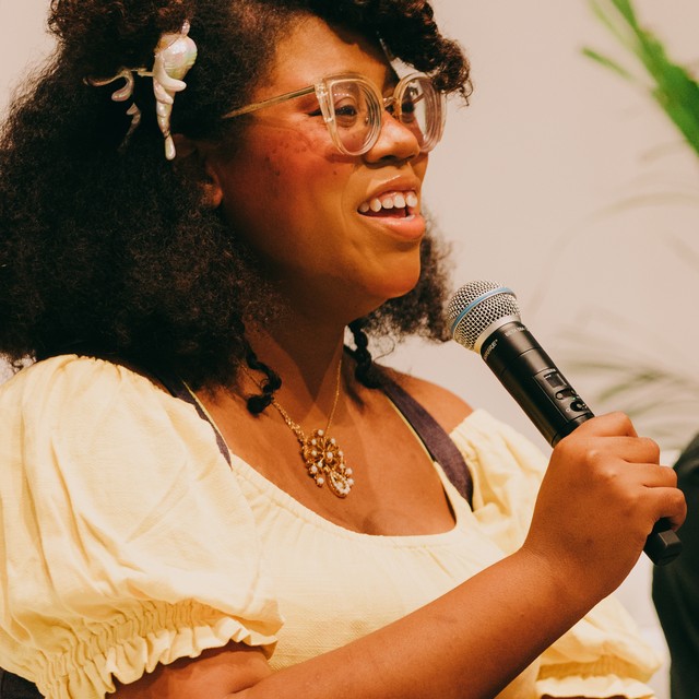 A Marketplace of the Future speaker on wild food foraging, on stage at MOTF NYC 2025